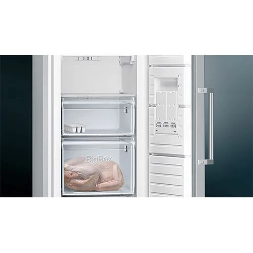 Arca Congeladora Vertical Siemens GS36NVIEP iQ300 | 186x60x65 cm | 242 L | E | Aço antidedadas - Outlet - Grade B - Image 9