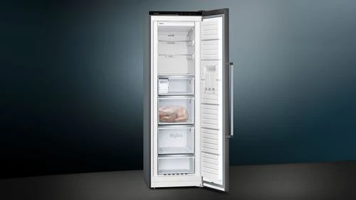 Arca Congeladora Vertical Siemens GS36NAXEP | 186x60x65 cm | 242 L | E | Preto - Image 3
