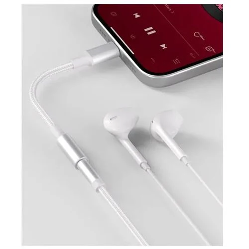 Asaptador Lightning / Jack 3.5mm Force Power Lite - Branco - Image 4
