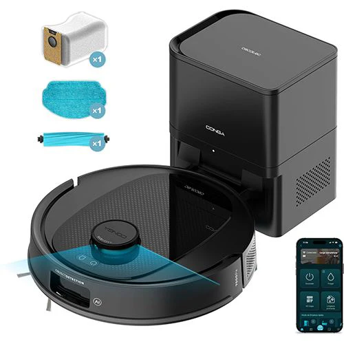 Aspirador Robot Cecotec Conga Y80 - Preto