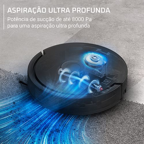 Aspirador Robot com Mopa Rowenta RR8865E0 X-Plorer Serie 275 | 120 min | Preto - Image 4