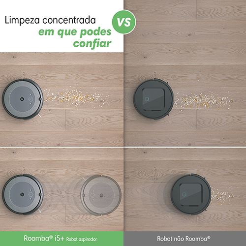 Aspirador Robot iRobot Roomba i5+ + Descarga Automática de Sujidade Clean Base - Image 11