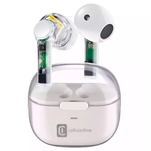 Auriculares Bluetooth Cellularline TWS Fine Branco