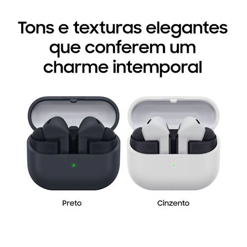 Auriculares True Wireless Bluetooth ANC Samsung Galaxy Buds3 FE - Cinzento - Image 3