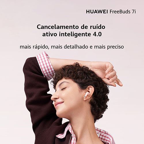 Auriculares True Wireless Bluetooth Huawei FreeBuds 7i - Branco - Image 5