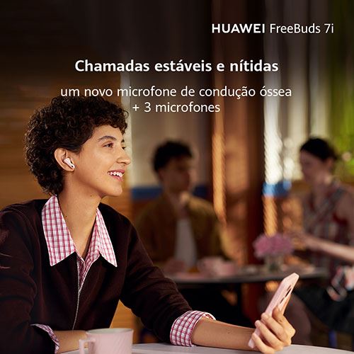 Auriculares True Wireless Bluetooth Huawei FreeBuds 7i - Branco - Image 7