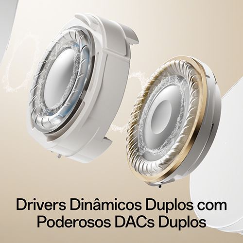 Auriculares True Wireless Bluetooth Oppo Enco Clip2 - Dourado - Image 6