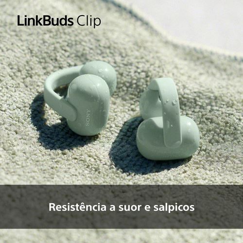 Auriculares True Wireless Bluetooth Sony LinkBuds Clip WF-LC900G - Verde - Image 7