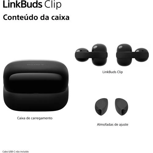 Auriculares True Wireless Bluetooth Sony LinkBuds Clip WF-LC900V - Lavanda - Image 12