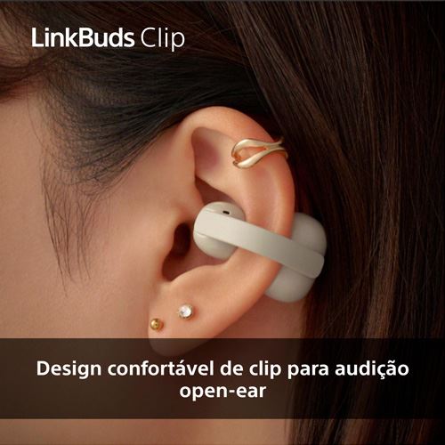 Auriculares True Wireless Bluetooth Sony LinkBuds Clip WF-LC900V - Lavanda - Image 3