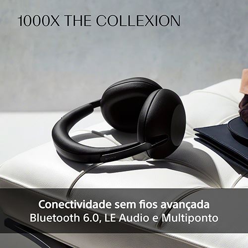 Auscultadores Active Noise Cancelling Bluetooth Sony WH-1000X The Collexion - Preto - Image 9