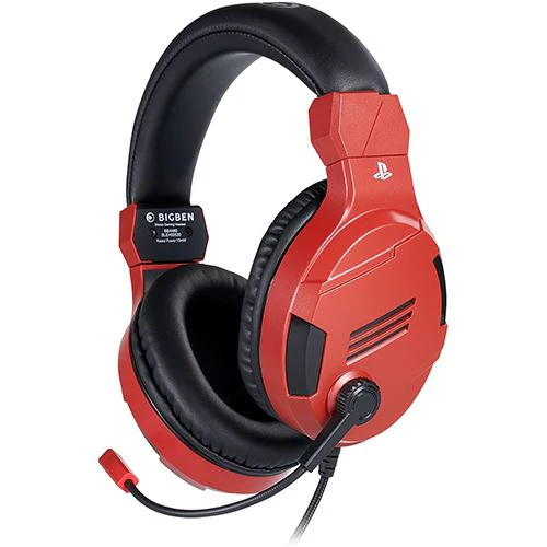 Auscultadores Gaming Bigben Stereo V3 | PS4 - Vermelho