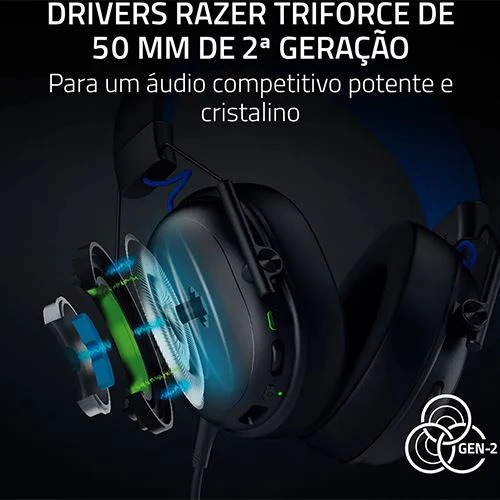 Auscultadores Gaming Razer BlackShark V3 X Hyperspeed para Playstation - Preto - Image 2