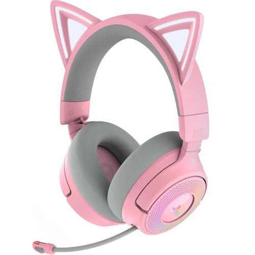 Auscultadores Gaming Razer Kraken Kitty V3 Pro - Rosa