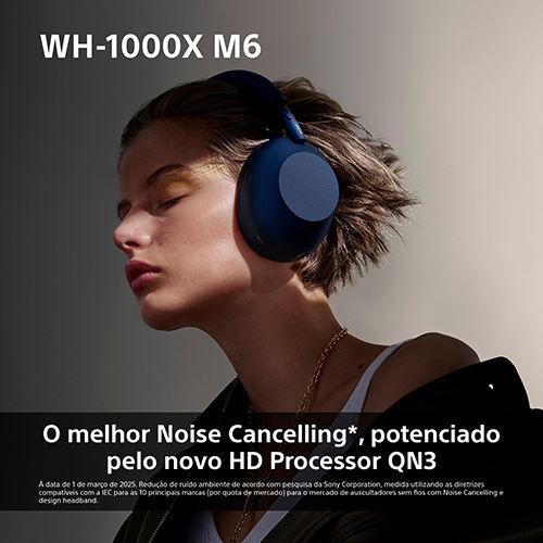 Auscultadores Noise Cancelling Bluetooth Sony WH-1000XM6T - Sandstone - Image 4