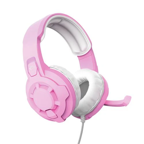 Auscultadores Trust Gaming GXT 411 Radius Rosa / Branco