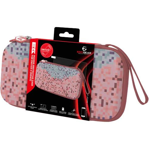 Bolsa de Proteção EgoGear Pink-Cubes para Nintendo Switch 2