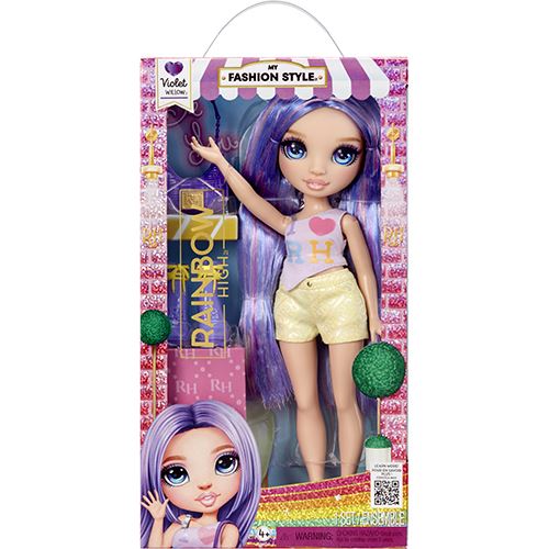 Boneca Rainbow High My Fashion Style: Violet - MGA Entertainment