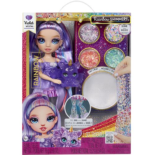 Boneca Rainbow High Shimmers com Slime: Violet - MGA Entertainment