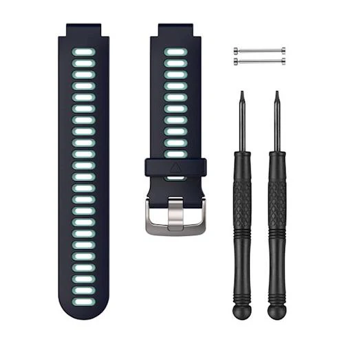 Bracelete Garmin 010-11251-0P para Forerunner 230/235/630/735XT - Azul Noite/Azul Gelo