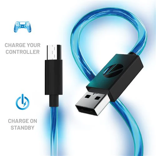 Cabo de Carregamento PS4 Twin Pack 2m - Image 4