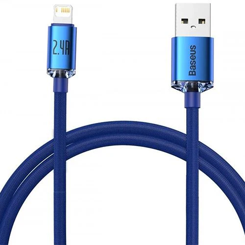 Cabo Lightning Baseus Crystal Shine - 1.2m - Azul