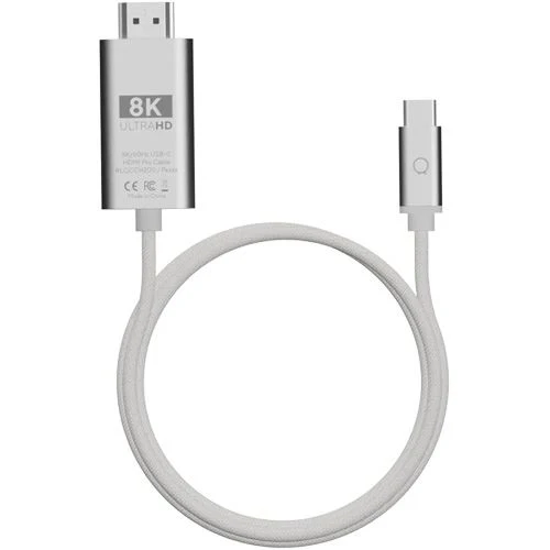 Cabo LinQ ProCable ProCable USB-C para HDMI 2m 8K/60Hz 2m - Prateado