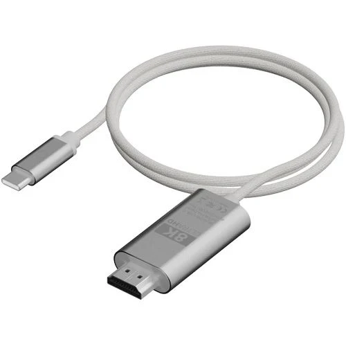 Cabo LinQ ProCable ProCable USB-C para HDMI 2m 8K/60Hz 2m - Prateado - Image 2