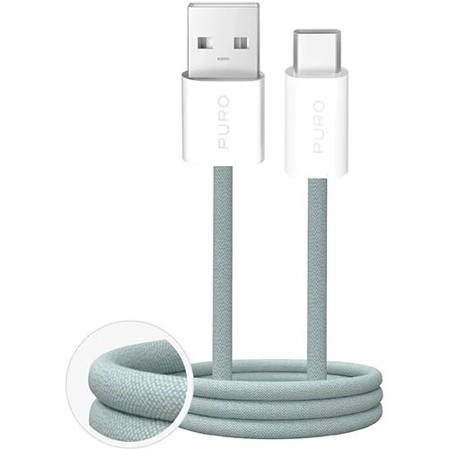 Cabo Puro Fabrik 4 USB para USB-C 1.5m - Verde Claro