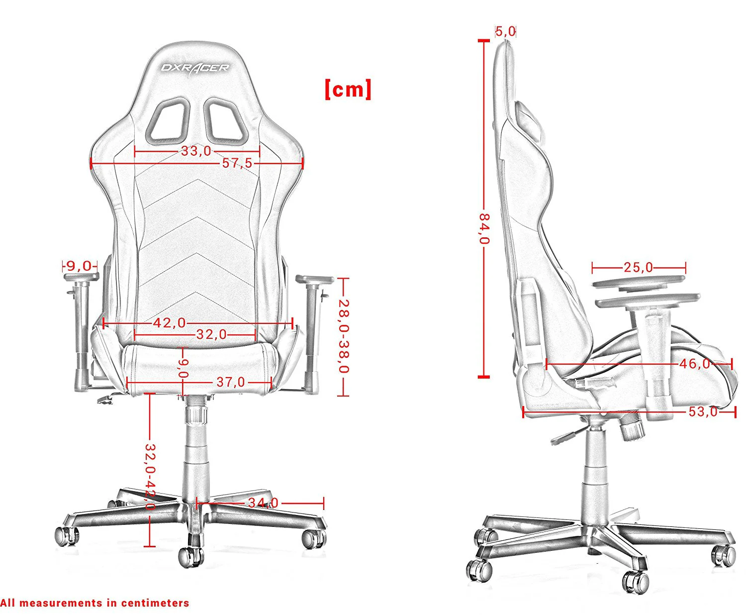 Cadeira Gaming DXRacer Formula F11-Preto - Image 3
