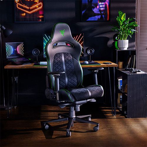 Cadeira Gaming Razer Enki - Preto | Verde - Image 2