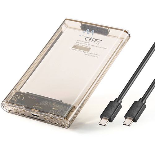 Caixa para Disco SATA 2.5" Ewent EW7068 USB-C - Transparente