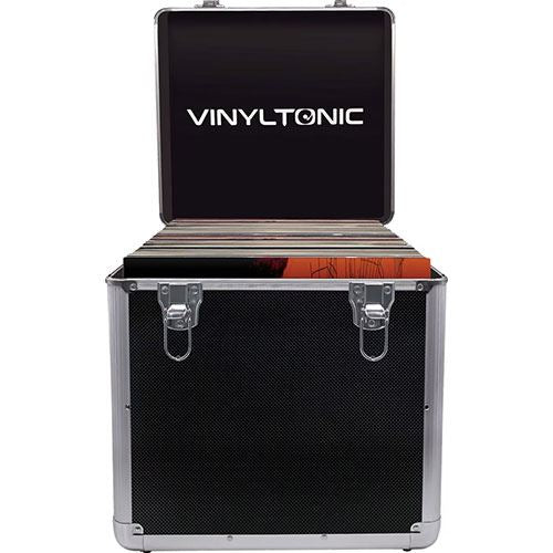 Caixa Transporte Vinyl Tonic VT20B para Discos Vinil - Preta