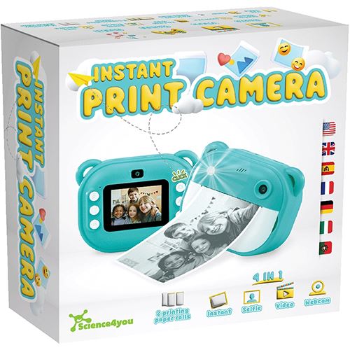 Câmara Fotográfica Instantânea - 4 em 1 - Science4you