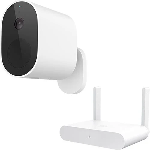 Câmara Inteligente Exterior Xiaomi Mi Wireless Outdoor Security com Visão Noturna + Recetor - FHD 1080p