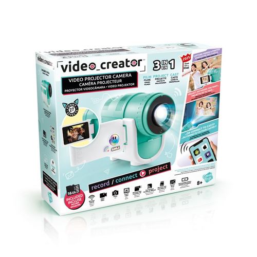 Câmera de Video, Fotos e Projector - 3 em 1 - Canal Toys