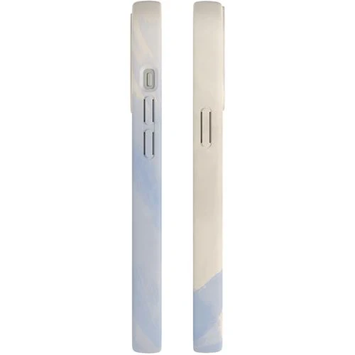 Capa Bio + Cordão Bege Woodcessories para Apple iPhone 14 Pro Max - Bege e Azul - Image 7