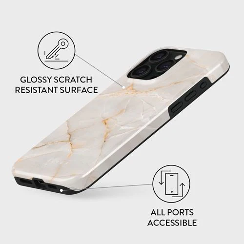 Capa Burga em Silicone para iPhone 15 Pro - Vanilla Sand - Image 3
