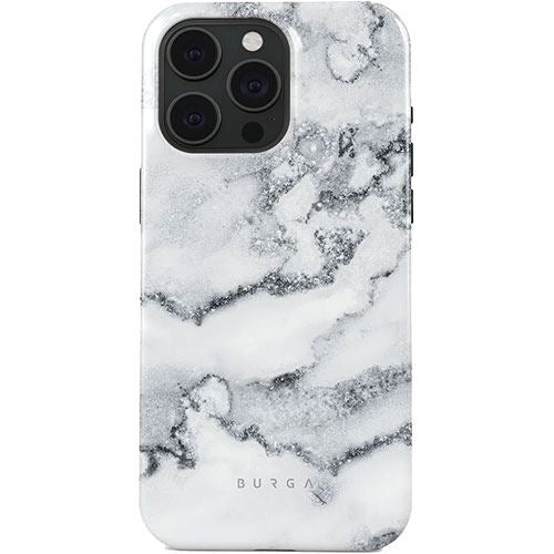 Capa Burga em Silicone para iPhone 15 Pro - White Winter