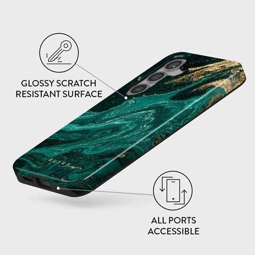 Capa Burga em Silicone para Samsung Galaxy S24 Plus- Emerald Pool - Image 3
