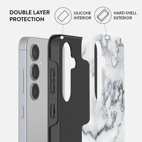 Capa Burga em Silicone para Samsung Galaxy S24 Plus- White Winter - Image 2
