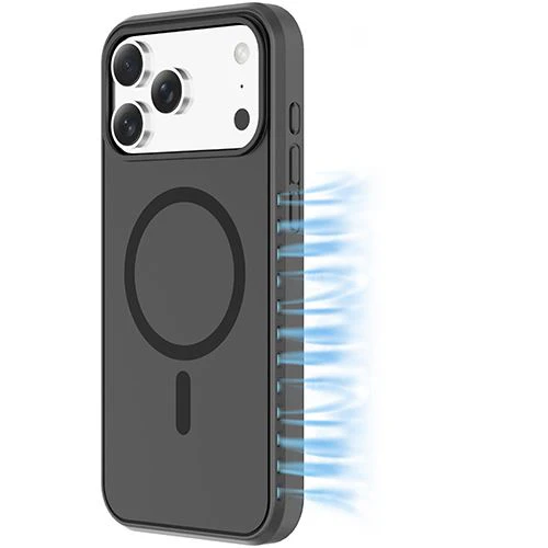 Capa Cellularline Icy Mag para iPhone 17 Pro - Preto