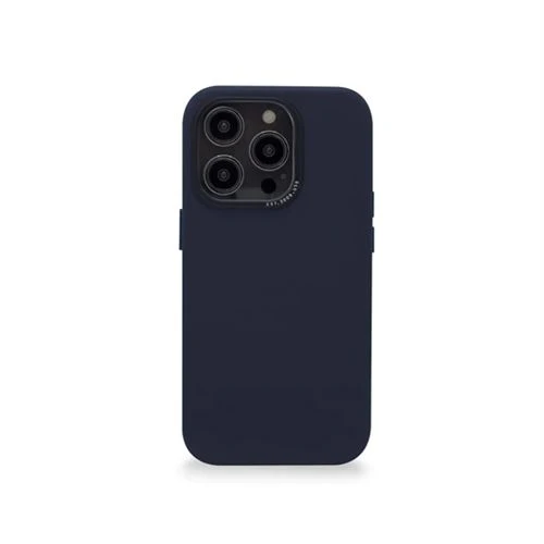 Capa Decoded Leather com MegaSafe para iPhone 14 Pro - Azul
