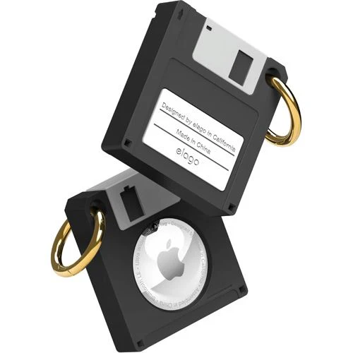 Capa Elago para AirTag - Floppy Disk (Disquete Preta)