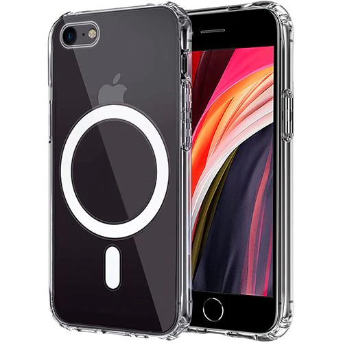 Capa Icoveri MagSafe para Apple iPhone SE - Transparente
