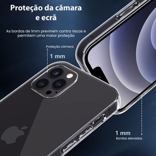 Capa Icoveri Ultra Slim para iPhone 14 Pro - Transparente - Image 3