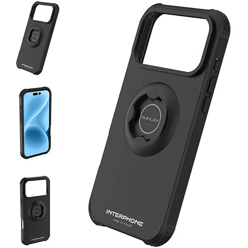 Capa Interphone Quiklox para iPhone 17 Pro - Preta