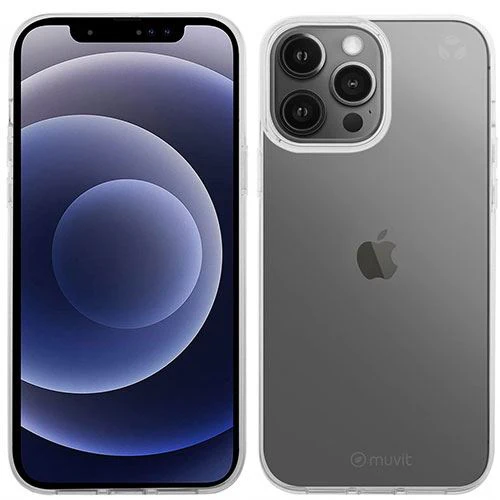 Capa Muvit Recycletek para iPhone 13 Pro - Transparente