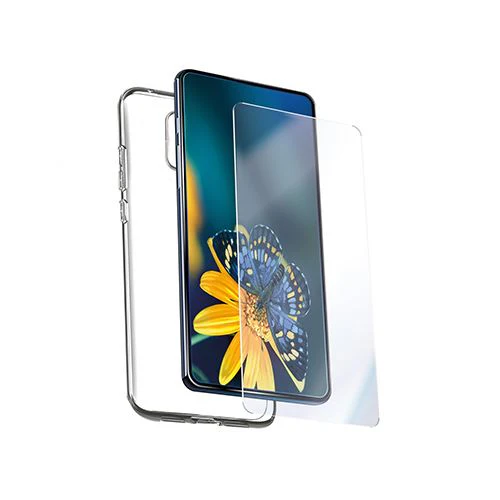 Capa Muvit Recycletek + Pelicula de Vidro Temperado para Samsung Galaxy A34 - Transparente