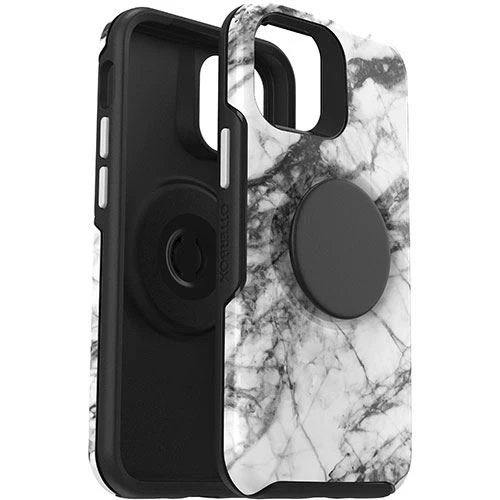 Capa Otterbox Pop Symmetry para Apple iPhone 12 mini - Marmore branco